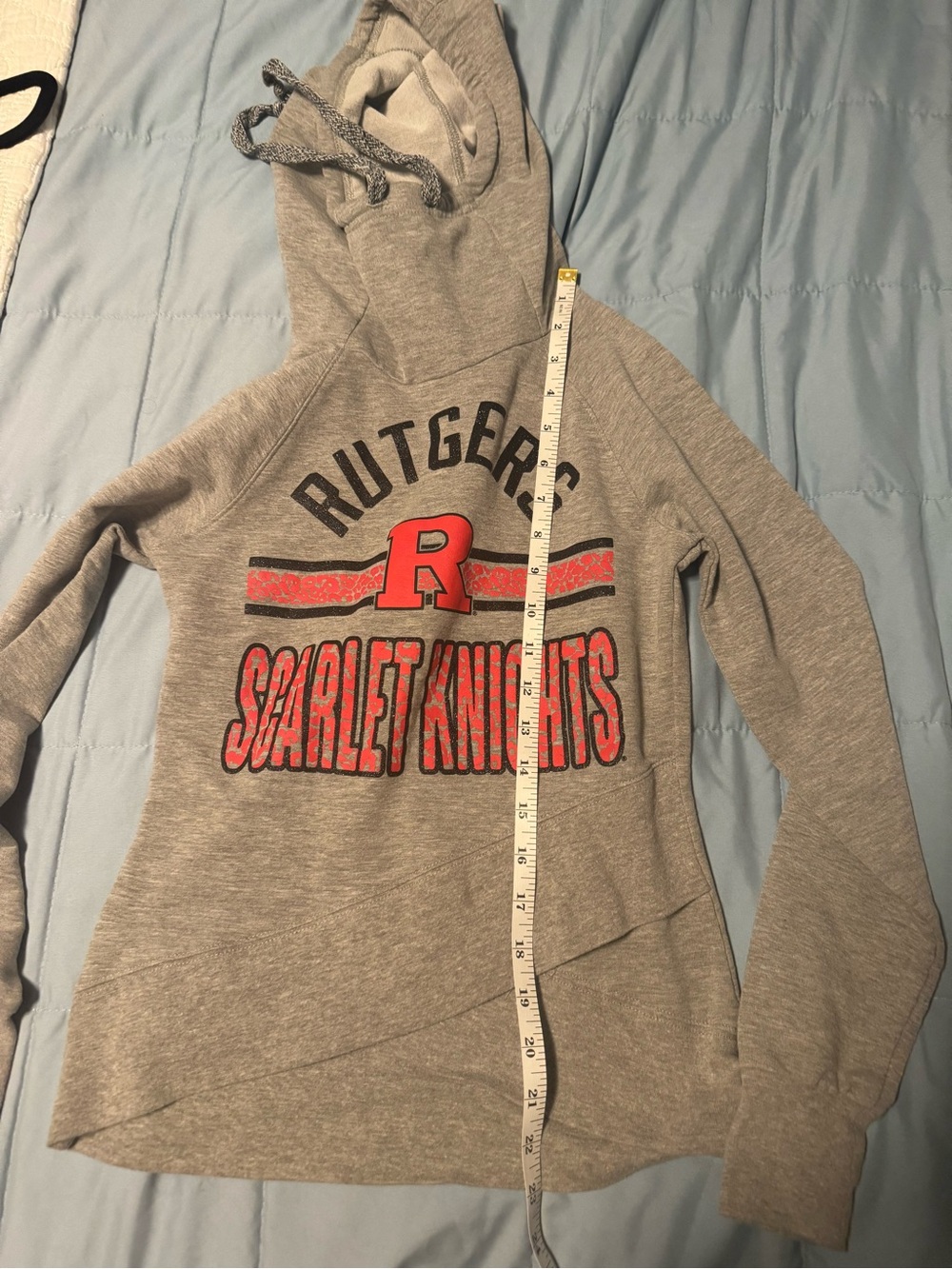 Rutgers Scarlet Knights Kids Gray Hooded Sweatshirt